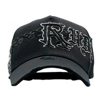 Gorra Rude Awakenings Crown of Thorns negra vista frontal