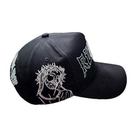 Lateral derecho de la gorra Rude Awakenings Jesus Christ negra